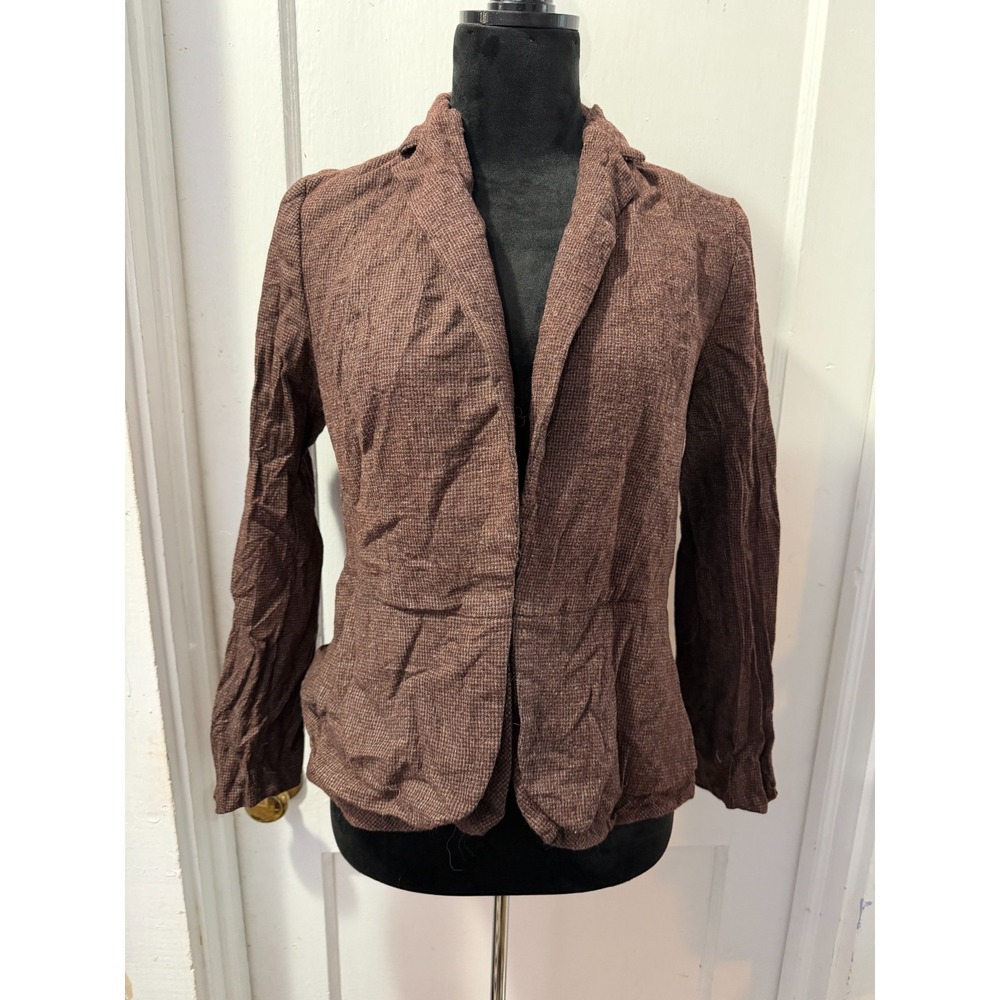 Talbots Brown Tweed Jacket in 10